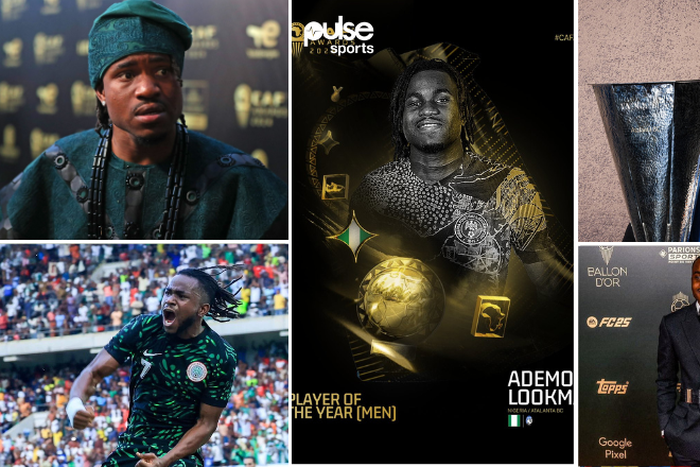 Ademola Lookman has been named CAF African Footballer of the Year for 2024 | Imago, CAFOnline on X