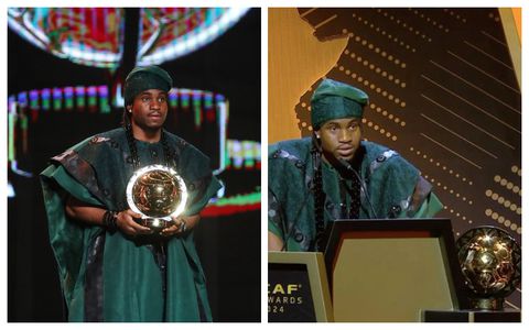 ‘Omoluabi daadaa’ - Fans react to Lookman thanking Nigerians in Yoruba after winning CAF POTY Award