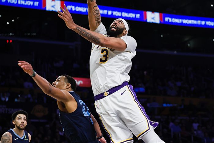 The Lakers have Anthony Davis to thank as LeBron James returns in victory against the Grizzlies.