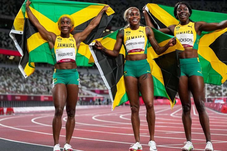 Four times Jamaica finished 1-2-3 in the sprints at major championships