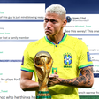 Fans slam Richarlison over bizzare World Cup comment