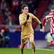 Carrasco of Atletico de Madrid and Pablo Martin Gavira Gavi of FC Barcelona, Barca during La Liga football match between Atletico de Madrid and FC Barcelona