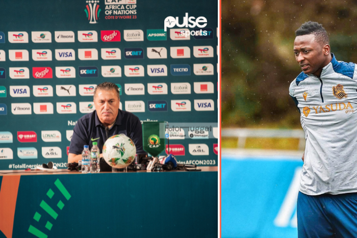 Super Eagles boss Jose Peseiro is confused about Sadiq Umar's injury