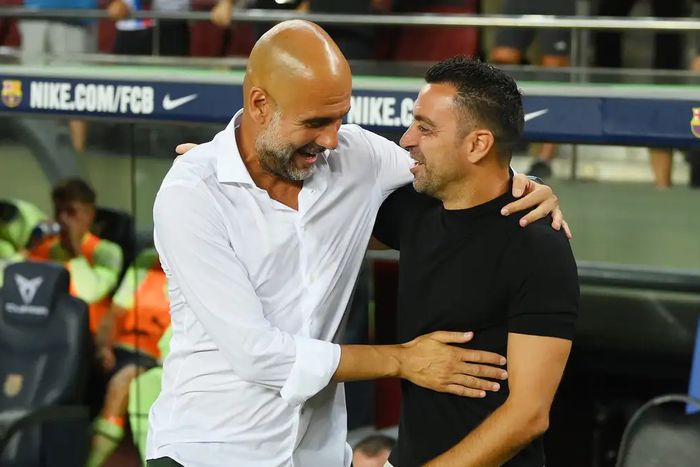 Pep Guardiola and Xavi || Getty image