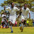 Kariobangi Sharks players celebrating a goal.