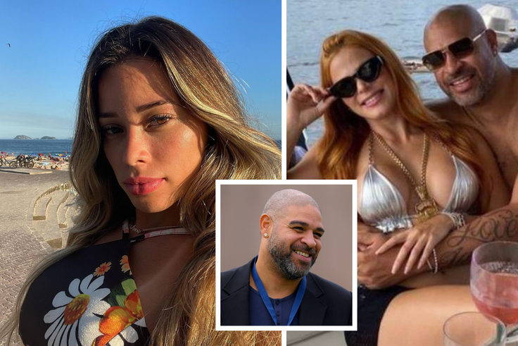 Adriano's wife asks for divorce less than 3 months after marriage as ex-Brazil star cosies with mystery lady on 41st birthday