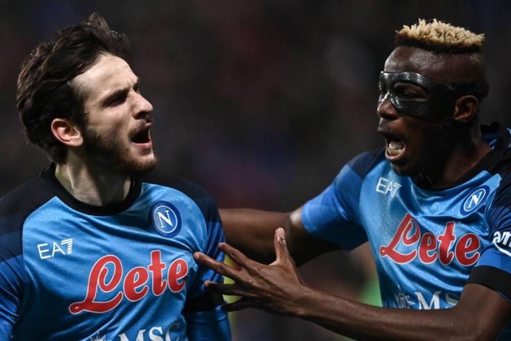 Osimhen and Kvaratskhelia inspire Napoli to win against Sassuolo
