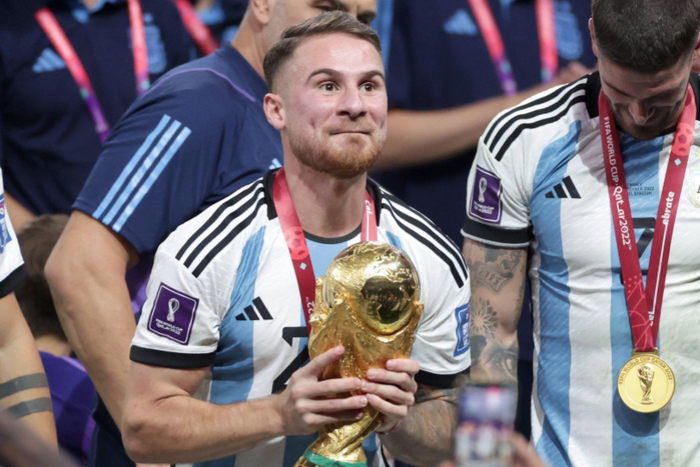 Mac Allister won the World Cup with Argentina
