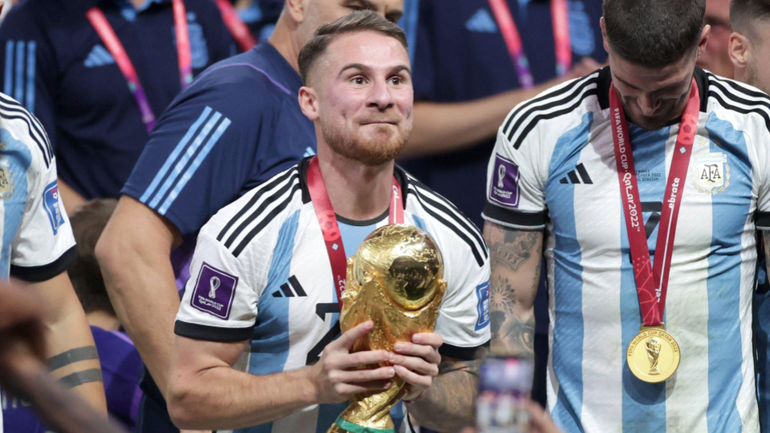 Mac Allister won the World Cup with Argentina
