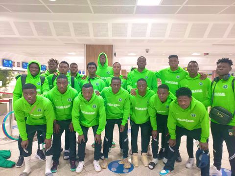 Watch Flying Eagles' first training session in Egypt ahead of Senegal opener