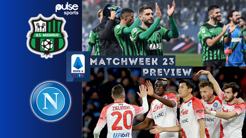 Preview: Sassuolo v Napoli leads game week 23