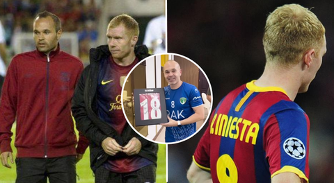 ‘A player I have always admired’ — Andres Iniesta in awe of Man Utd legend Paul Scholes