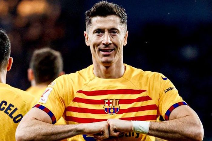 Barcelona hero Robert Lewandowski | Imago