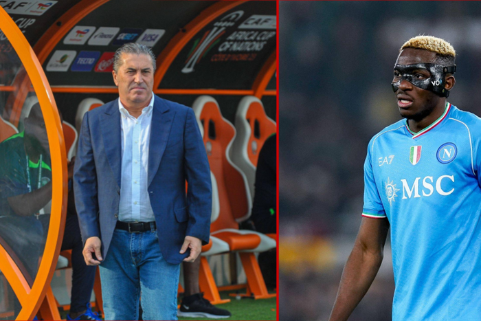 Super Eagles boss Jose Peseiro talks about Barcelona and Osimhen || Image credit: Imago