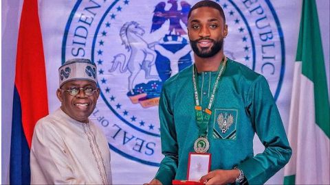 Super Eagles: Semi Ajayi thanks President Tinubu for M.O.N award