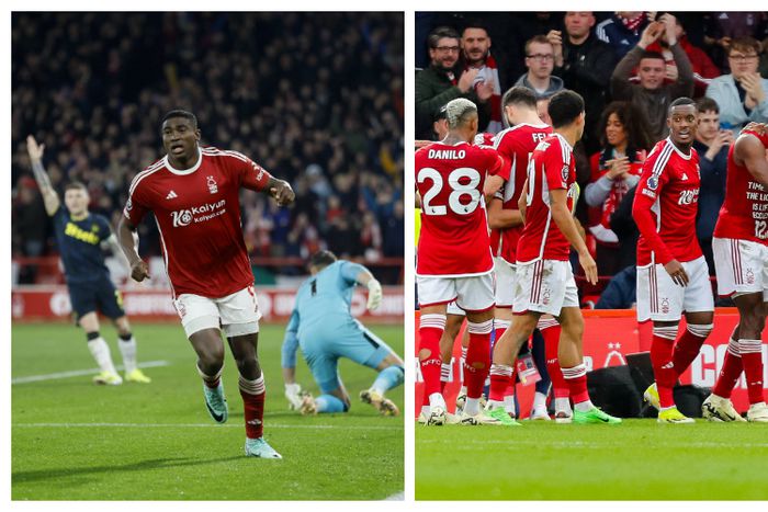 Taiwo Awoniyi scores for Nottingham Forest