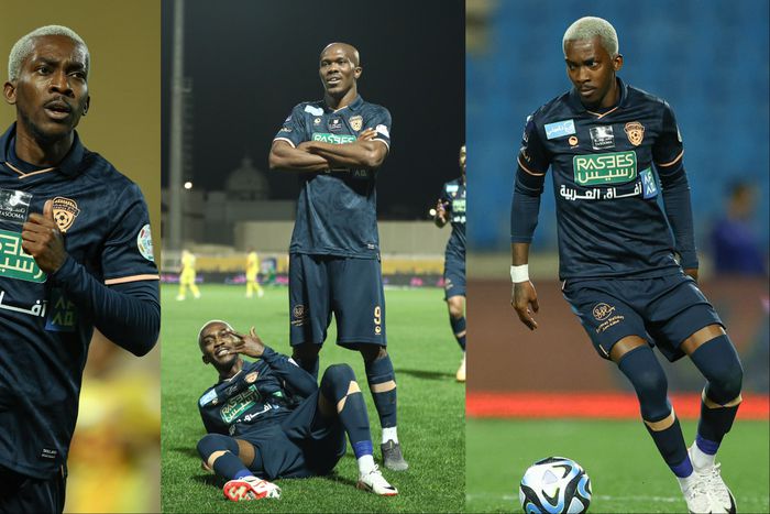 Nigerian strikers Henry Onyekuru and Anthony Nwakaeme scored all 3 goals for Al Feiha against Al Hazm.