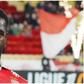 George Ilenikhena after one of his goals for Monaco.
