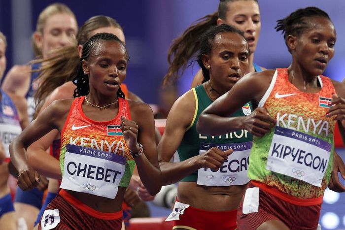 Faith Kipyegon and Beatrice Chebet
