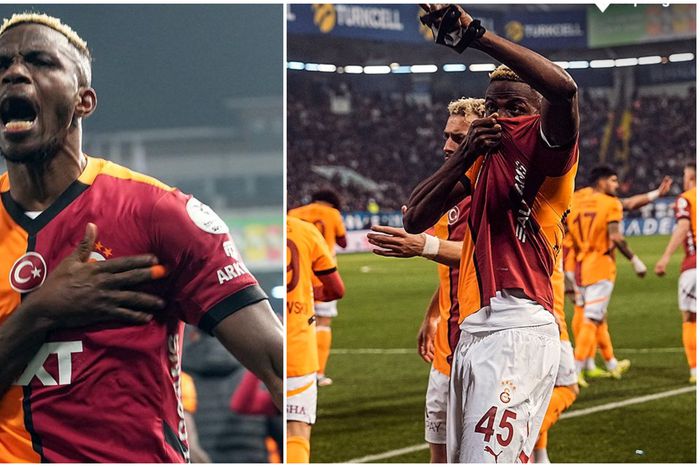 Nigerian superstar Victor Osimhen shines for Galatasaray.