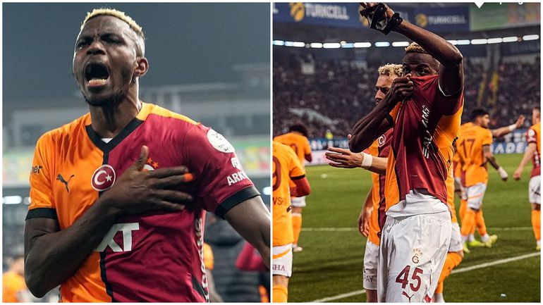 Nigerian superstar Victor Osimhen shines for Galatasaray.