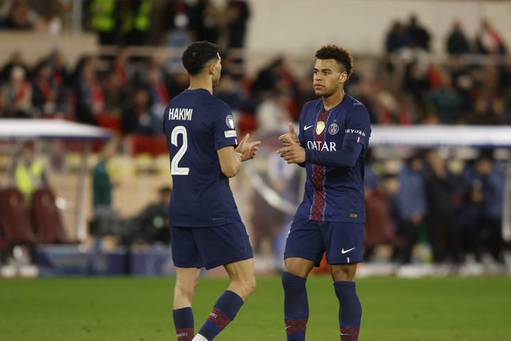 Monaco vs PSG: Hakimi, Doue rescue European champions from Nigerian-born nightmare