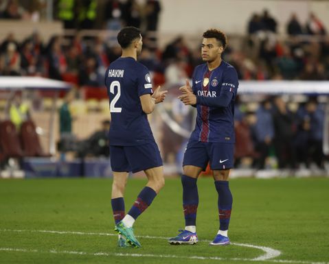 Monaco vs PSG: Hakimi, Doue rescue European champions from Nigerian-born nightmare