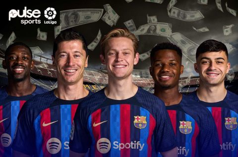 Robert Lewandowski and Frenkie de Jong headline the Top 10 highest-paid Barcelona players