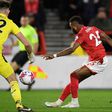 Emmanuel Dennis puts Nottingham Forest in front against Newcastle