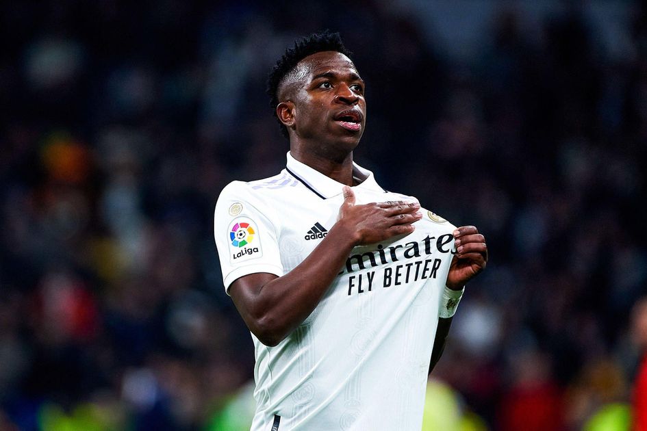 Vinicius, Alaba model 'gold' Real Madrid home kit for 2023/24 season -  Pulse Sports Nigeria