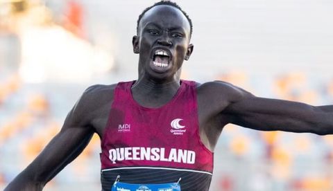 Australian wonderkid dubbed 'Oceanian Usain Bolt' sets another milestone after dominating Queensland Championships