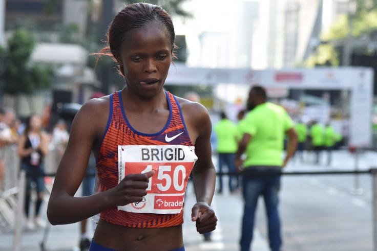 Brigid Kosgei fires warning to London Marathon rivals after impressive ‘warm up’ in Lisbon