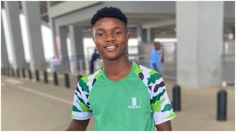 [WATCH]: Enyimba wonderkid bends it like Beckham for Flying Eagles in the ill-fated clash vs Senegal