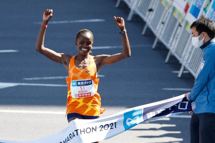 Brigid Kosgei obliterates strong field to claim Lisbon Half Marathon victory