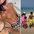 Georgina Rodriguez reacts to shirtless Ronaldo performing ‘daddy duties’