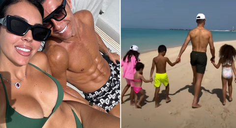 ‘What a dream’ - Georgina Rodriguez reacts to shirtless Ronaldo performing ‘daddy duties’