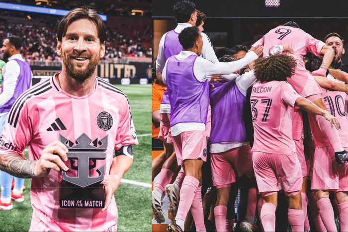 In an MLS match-up, Lionel Messi powered Inter Miami as they came from a goal down to beat Atlanta.