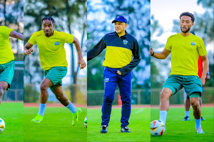 Amavubi of Rwanda enjoys a training session ahead of the World Cup qualifier against the Super Eagles of Nigeria.
