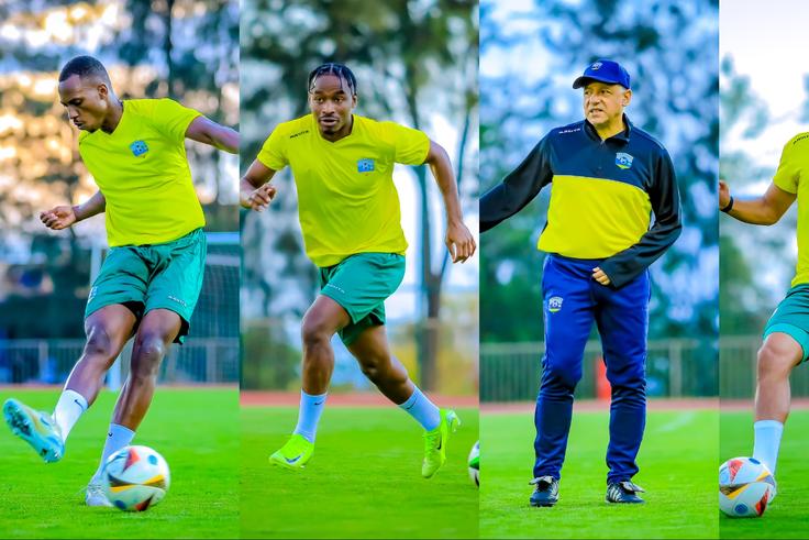 Amavubi of Rwanda enjoys a training session ahead of the World Cup qualifier against the Super Eagles of Nigeria.