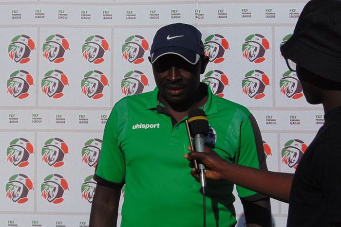 Anthony Akhulia addressing media