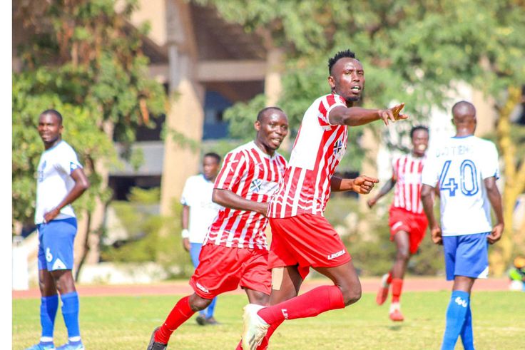 Talanta FC players celebrating