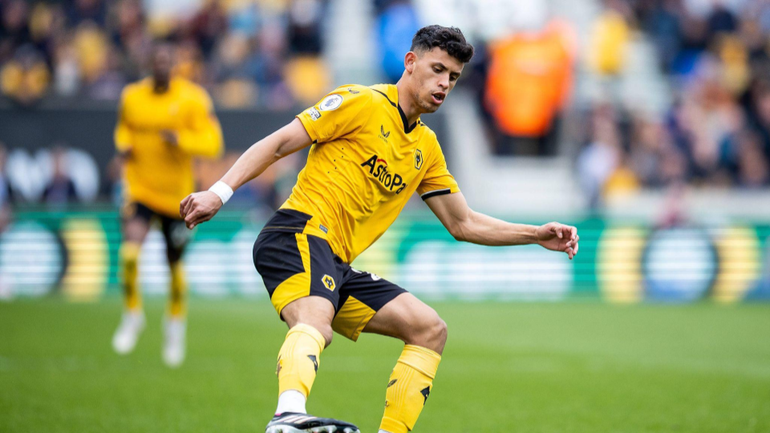 Matheus Nunes in action for Wolves