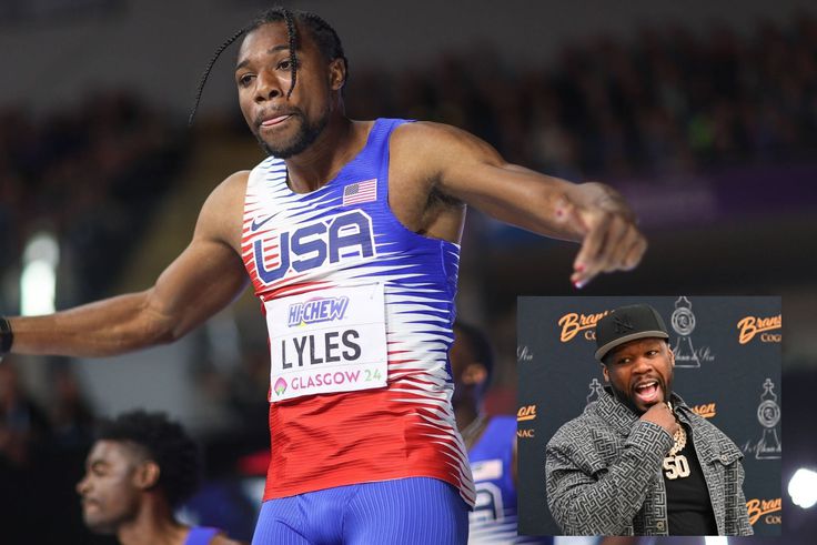 Noah Lyles urges fans to listen to controversial US rapper