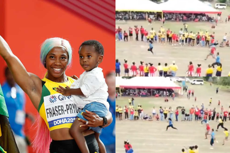 Return of Mommy Rocket: Shelly-Ann Fraser-Pryce kicks off season in merciless racing form at her son's school sports day