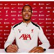 Liverpool captain Virgil van Dijk signs