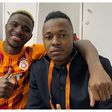 Daniel Akinlosotu and Victor Osimhen,