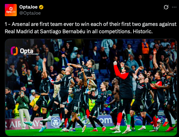 Real Madrid vs Arsenal