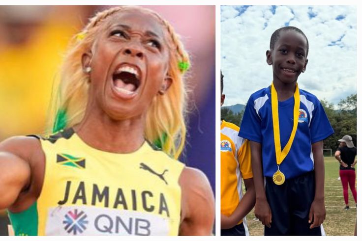 Shelly-Ann Fraser-Pryce son.
