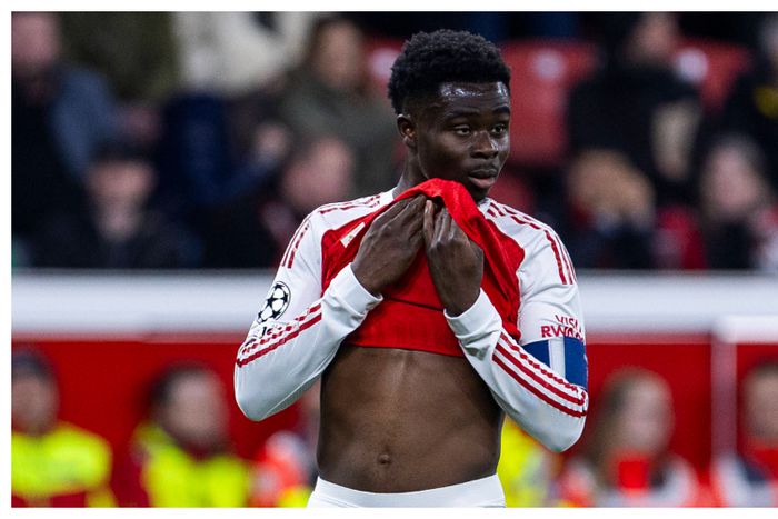 Saka set to miss crunch title decider against Man City