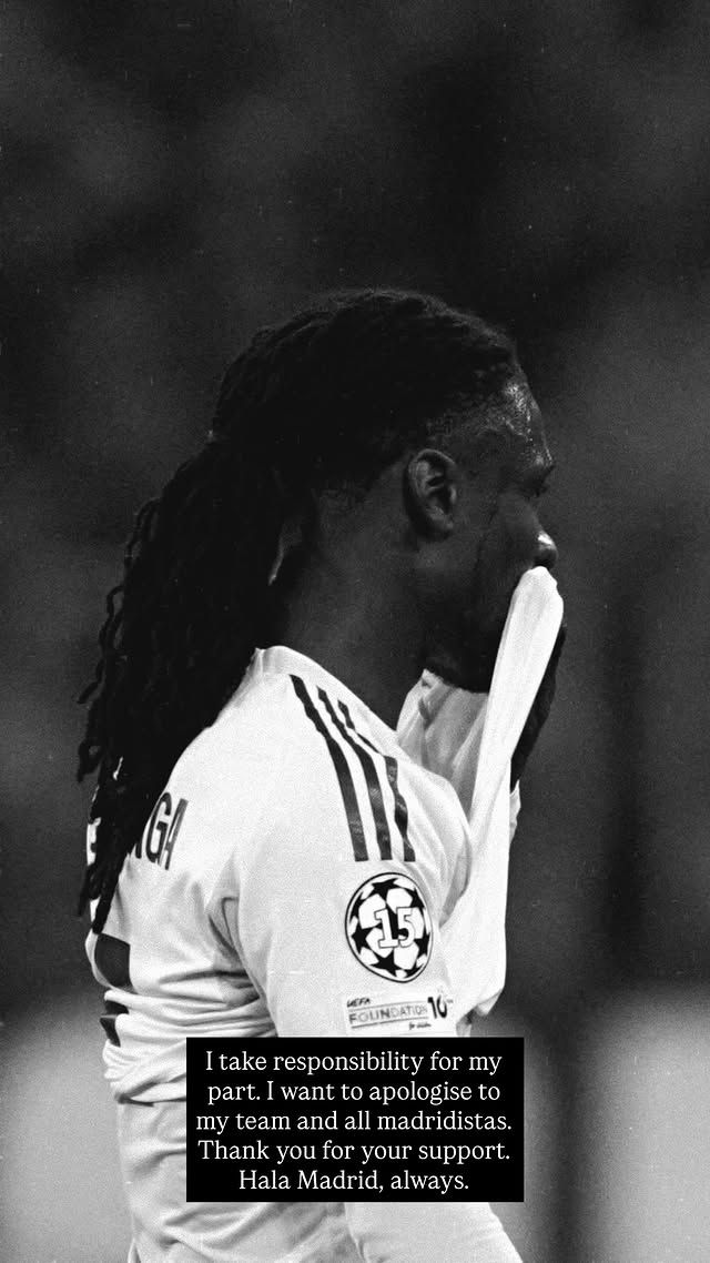 Camavinga's apology || IG